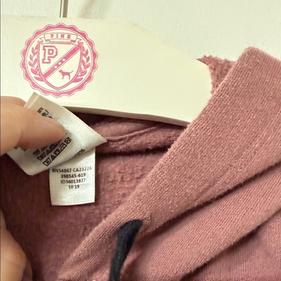 PINK Victoria's Secret Maroon Zip-Up Hoodie - Picture 4 of 4
